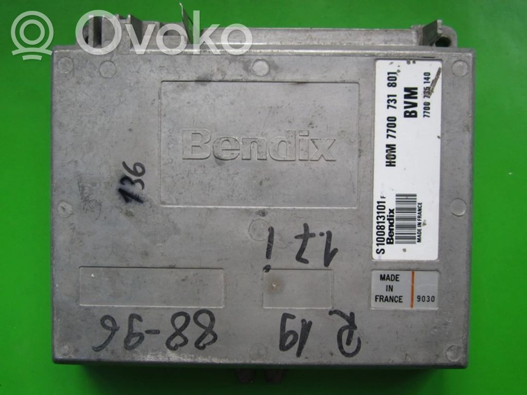 Engine control unit/module ECU   HOM7700731801,S100813101F