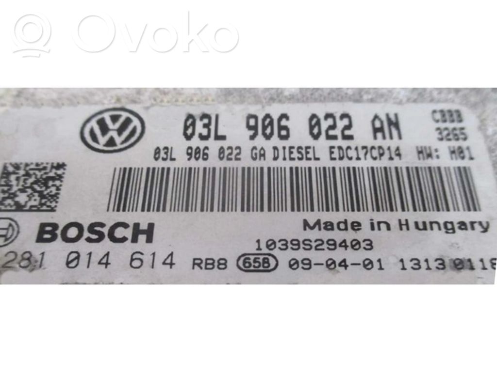 Audi A5 8T 8F Engine control unit/module ECU 
