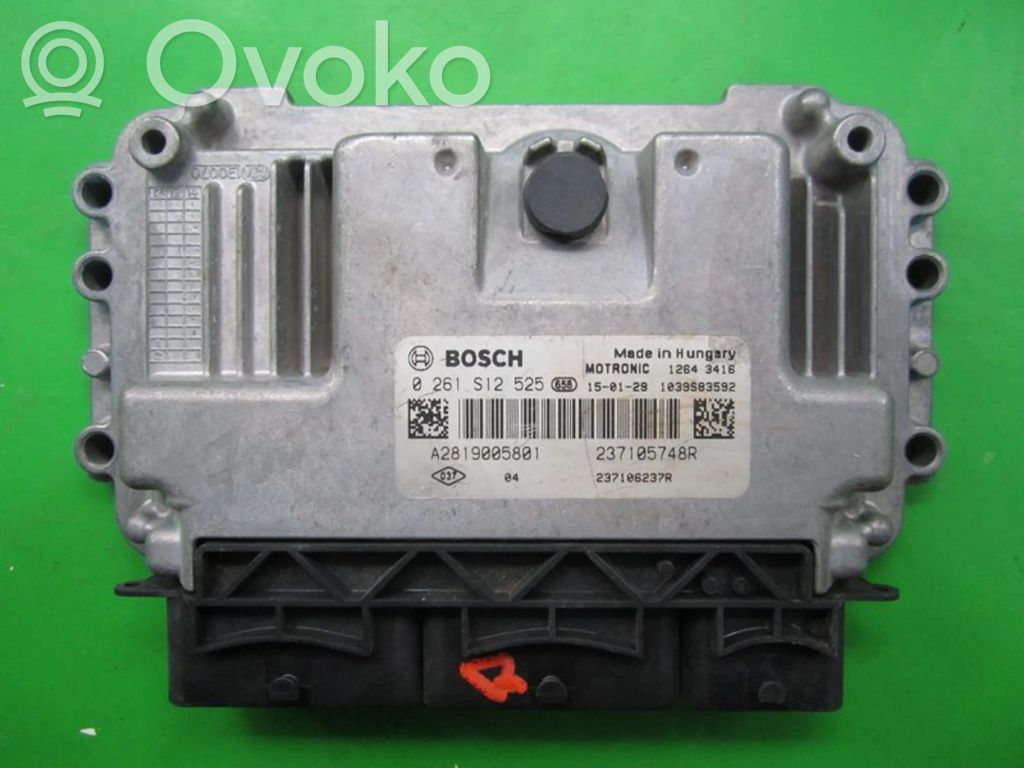 Engine control unit/module ECU   237106237R,0261S12525