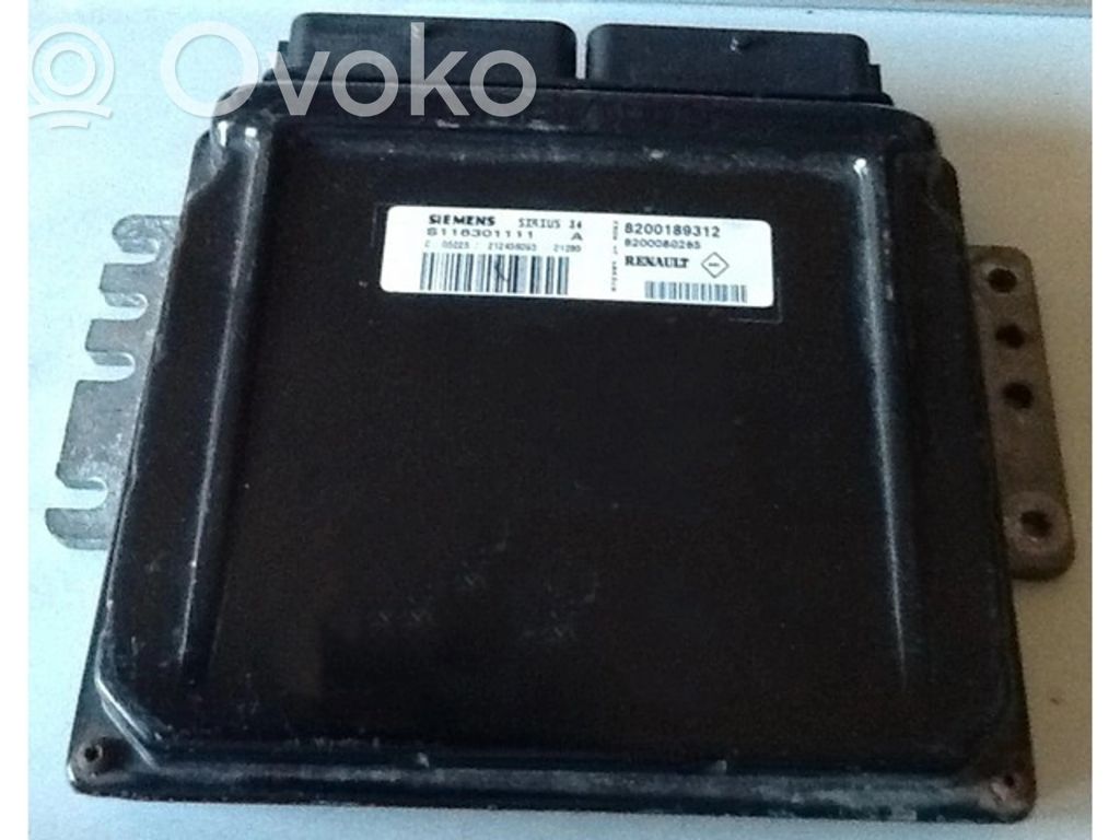 Renault Clio II Engine control unit/module ECU 