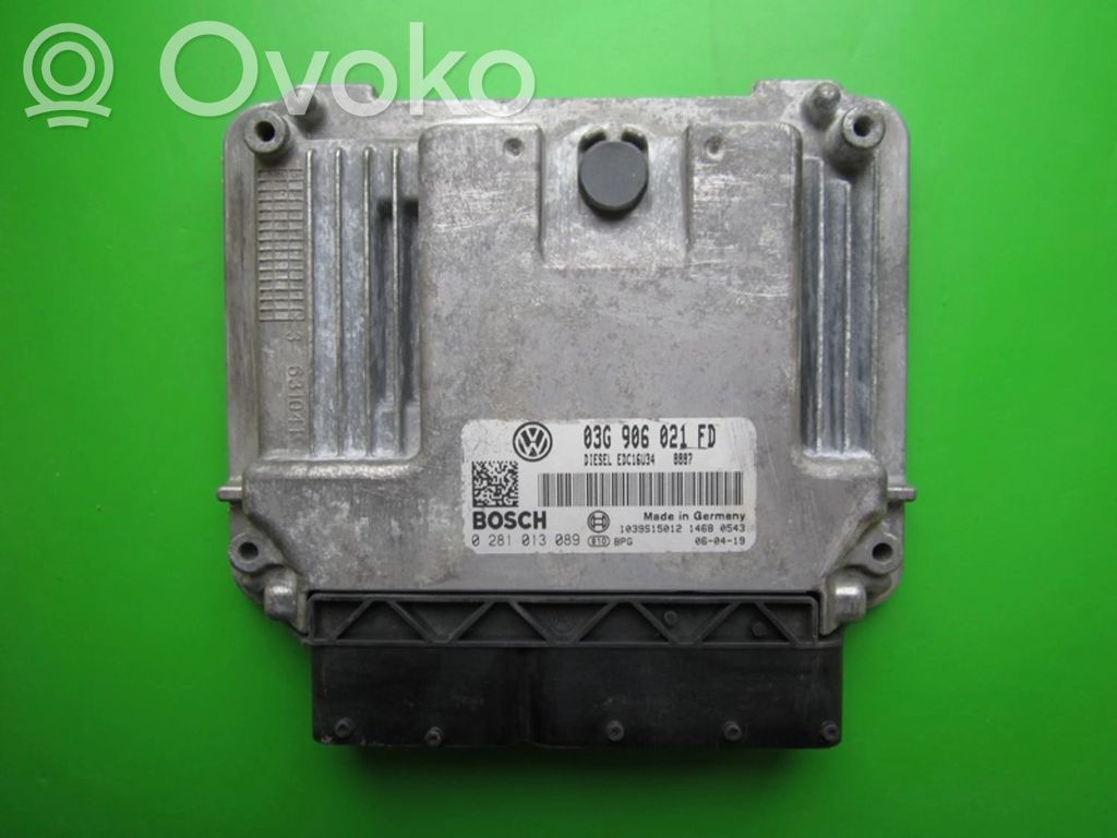 Volkswagen Golf V Engine control unit/module ECU 