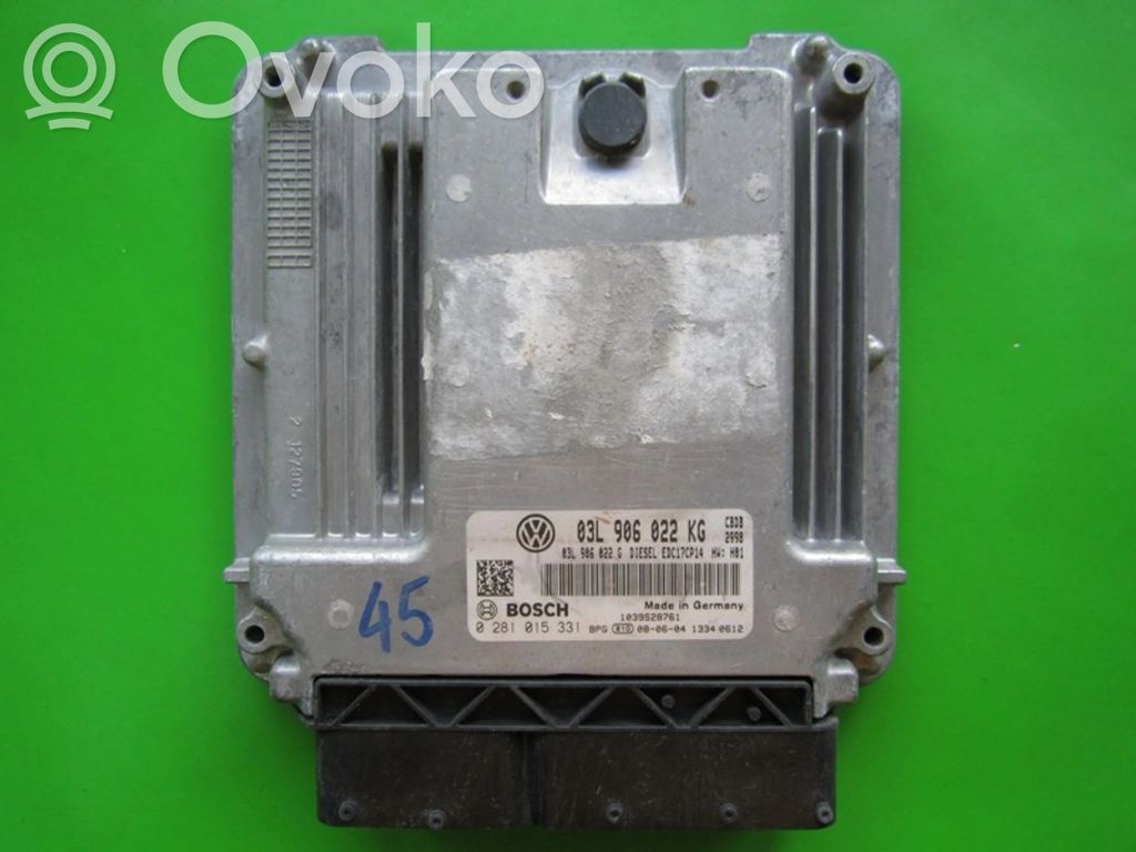 Volkswagen Golf V Komputer / Sterownik ECU silnika 