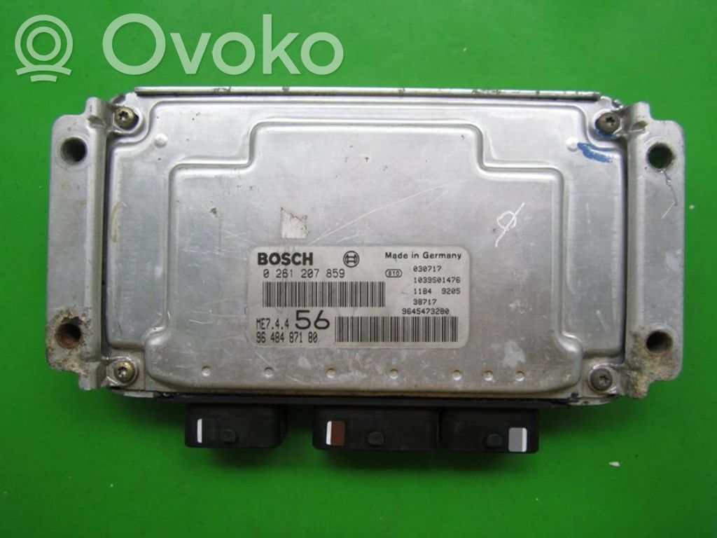 Engine control unit/module ECU   9648487180,0261207859