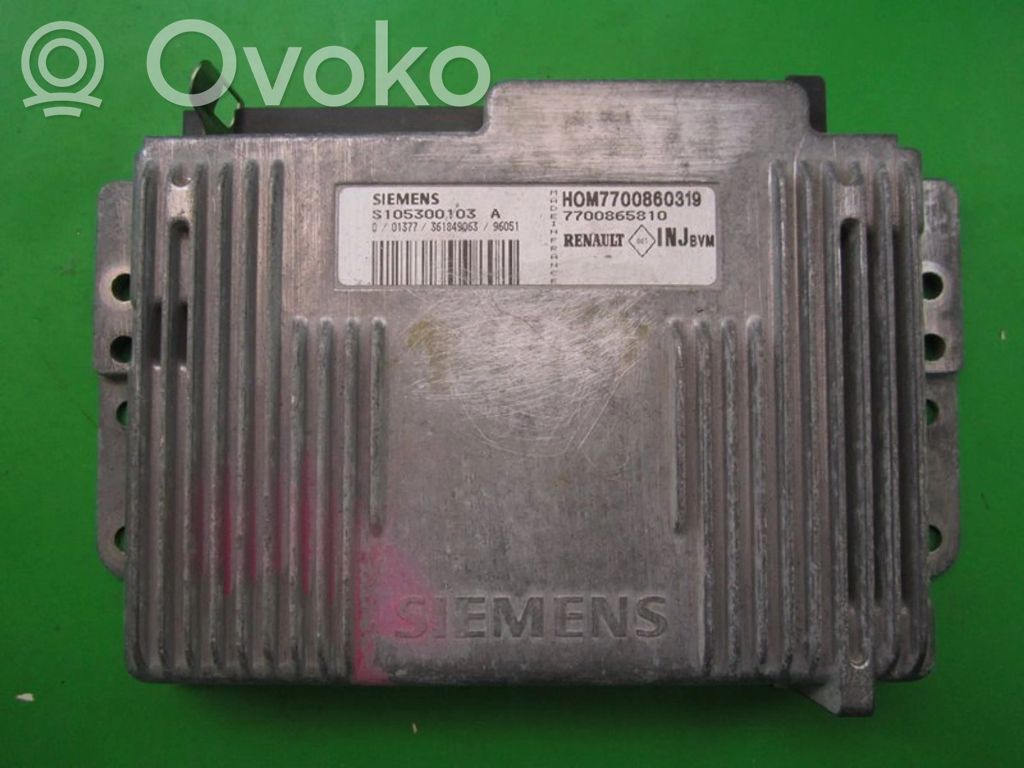 Renault Megane I Unité de commande, module ECU de moteur 