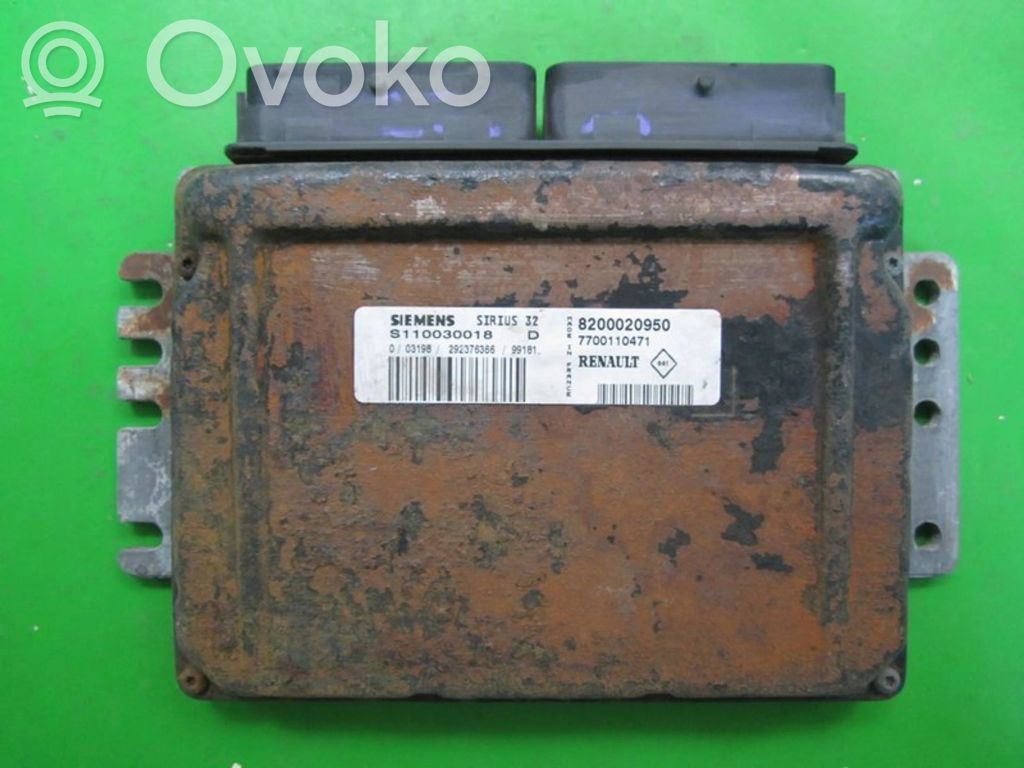 Renault Megane I Engine control unit/module ECU 
