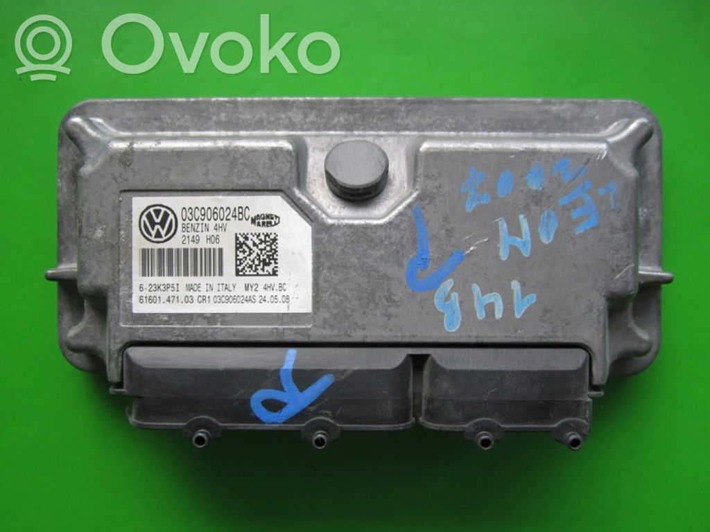 Seat Leon (1P) Unité de commande, module ECU de moteur 