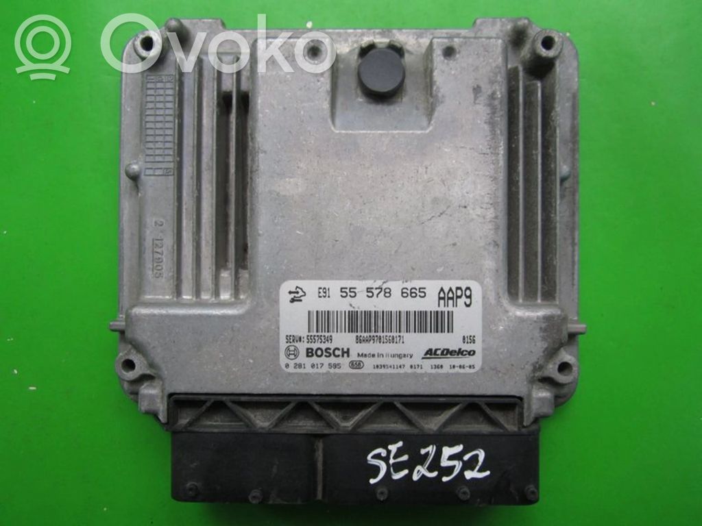 Saab 9-5 Unidad de control/módulo ECU del motor 