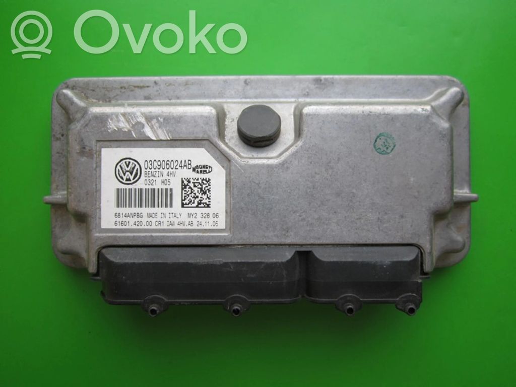 Skoda Fabia Mk2 (5J) Komputer / Sterownik ECU silnika 
