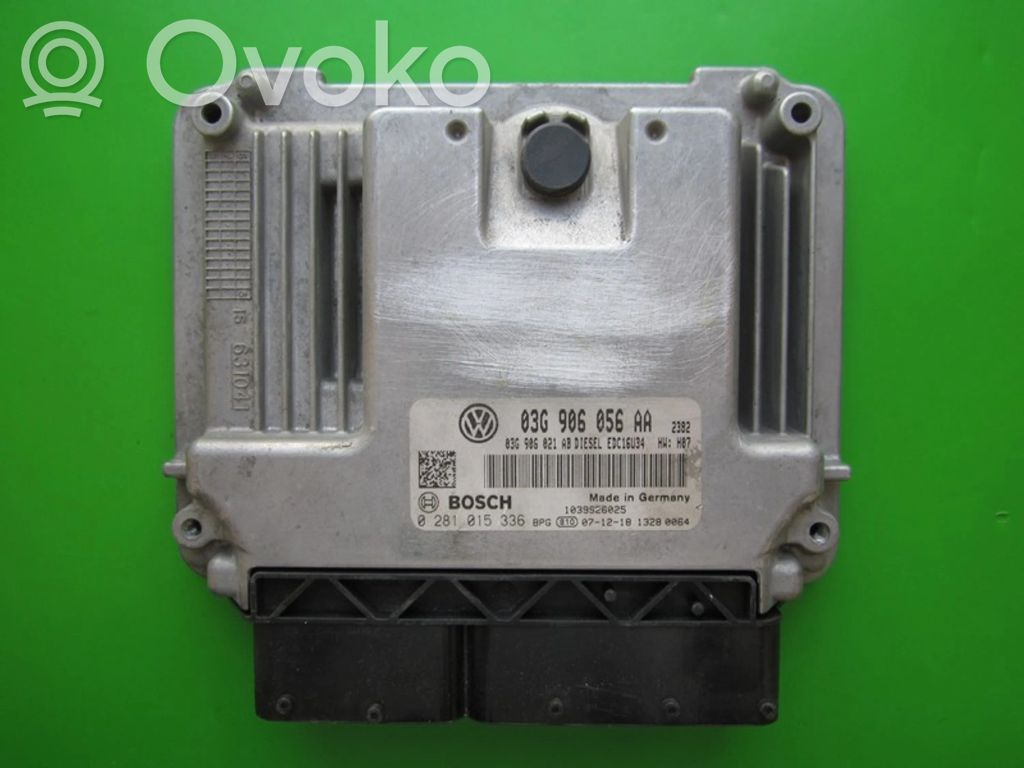 Engine control unit/module ECU   03G906056AA,0281015336