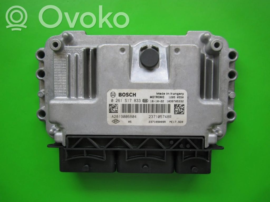 Engine control unit/module ECU   237109009R,0261S17833