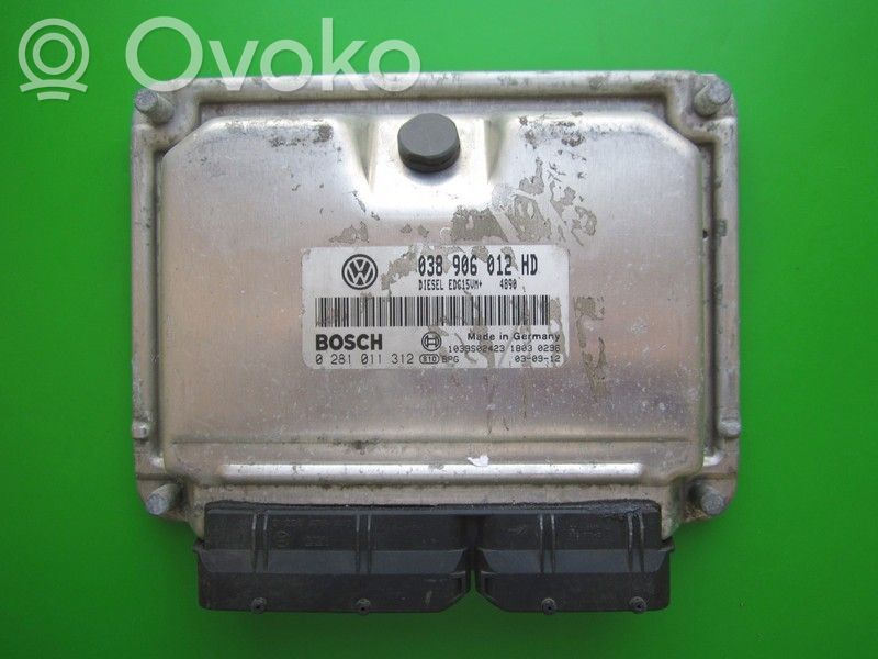 Engine control unit/module ECU   038906012HD,0281011312