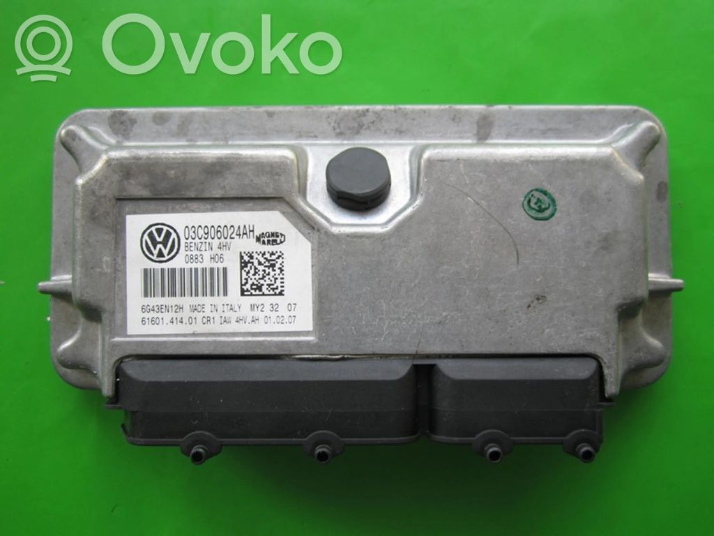 Engine control unit/module ECU   03C906024AH,6160141401