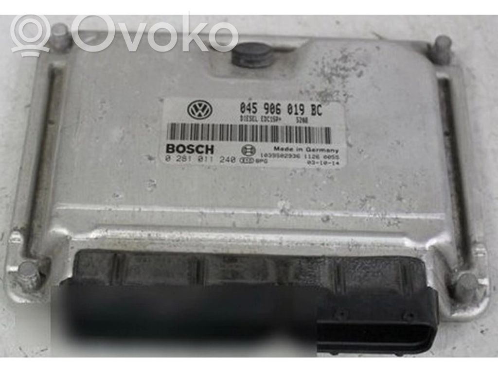 Engine control unit/module ECU   045906019BC,0281011240