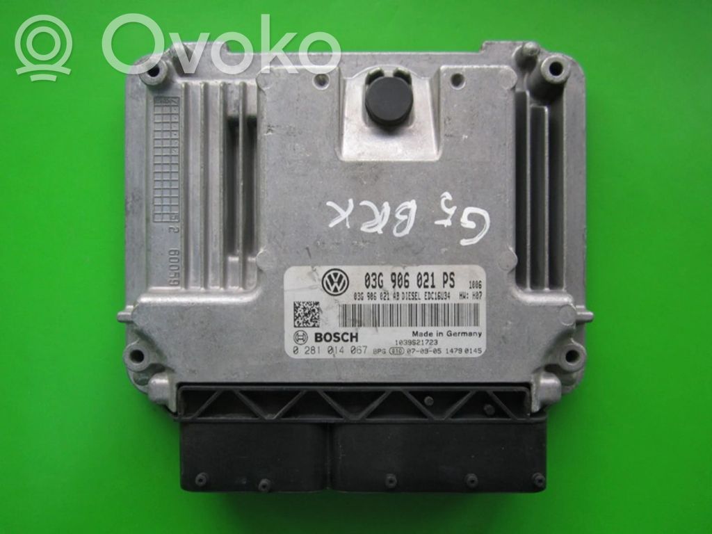 Volkswagen Golf V Engine control unit/module ECU 