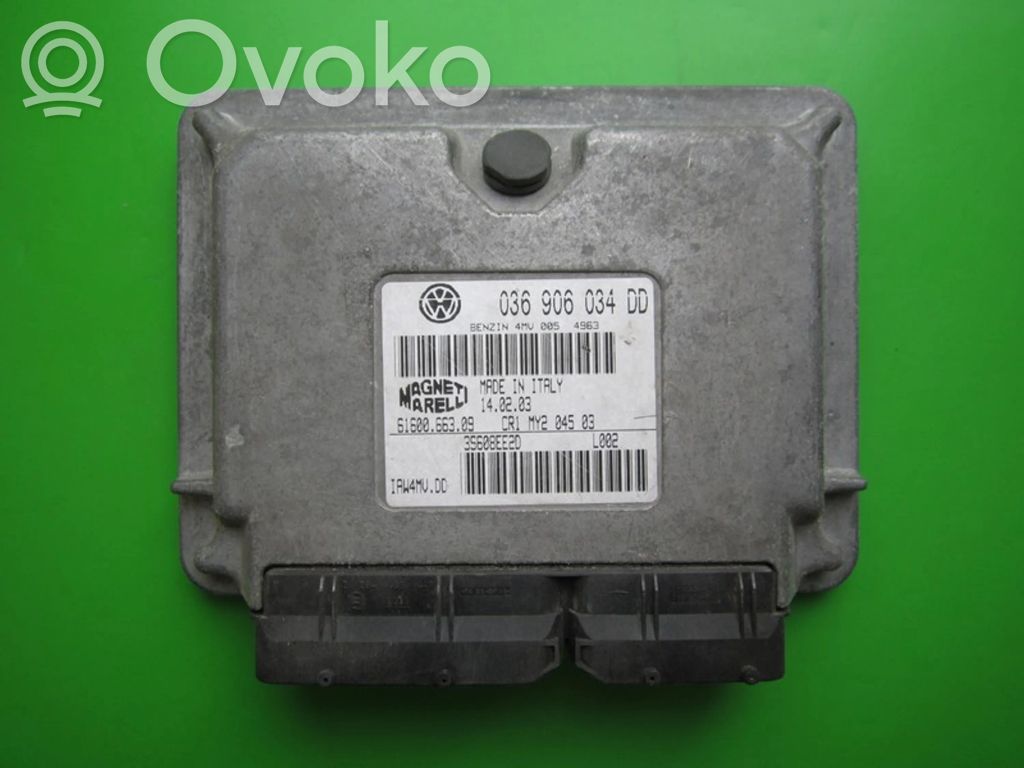 Volkswagen Polo Komputer / Sterownik ECU silnika 