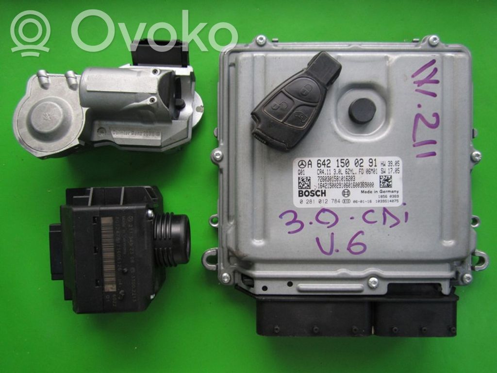 Mercedes-Benz E W211 Kit calculateur ECU et verrouillage 