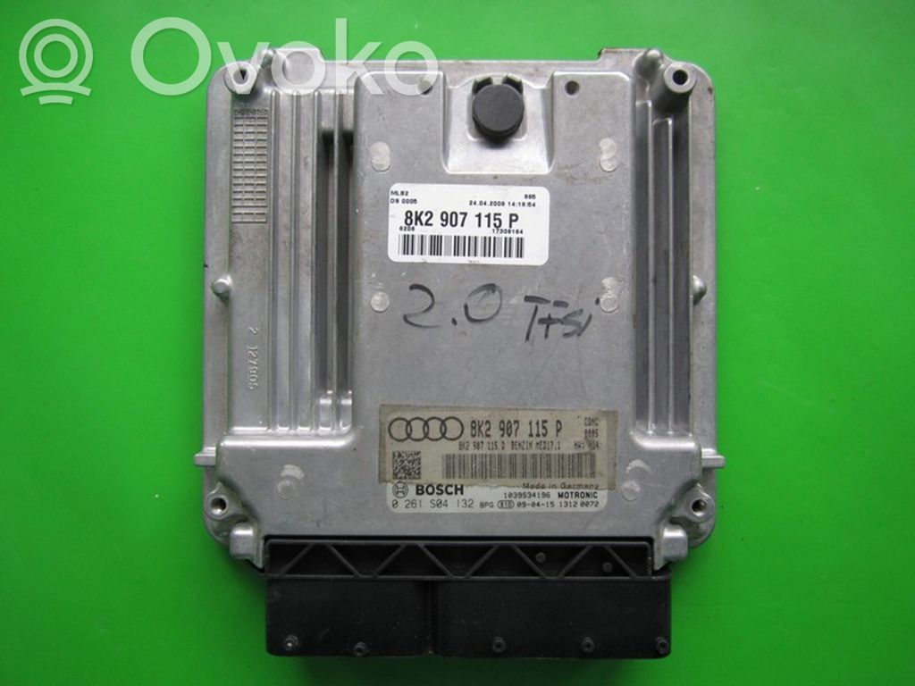 Engine control unit/module ECU   8K2907115P,0261S04132