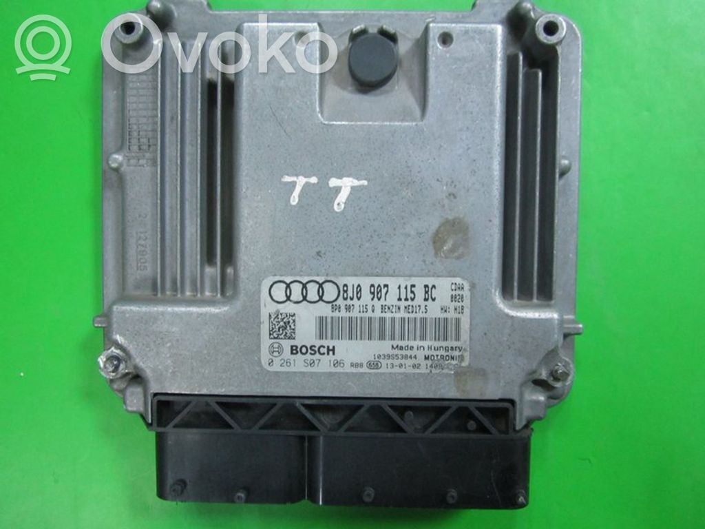 Engine control unit/module ECU   8J0907115BC,0261S07106