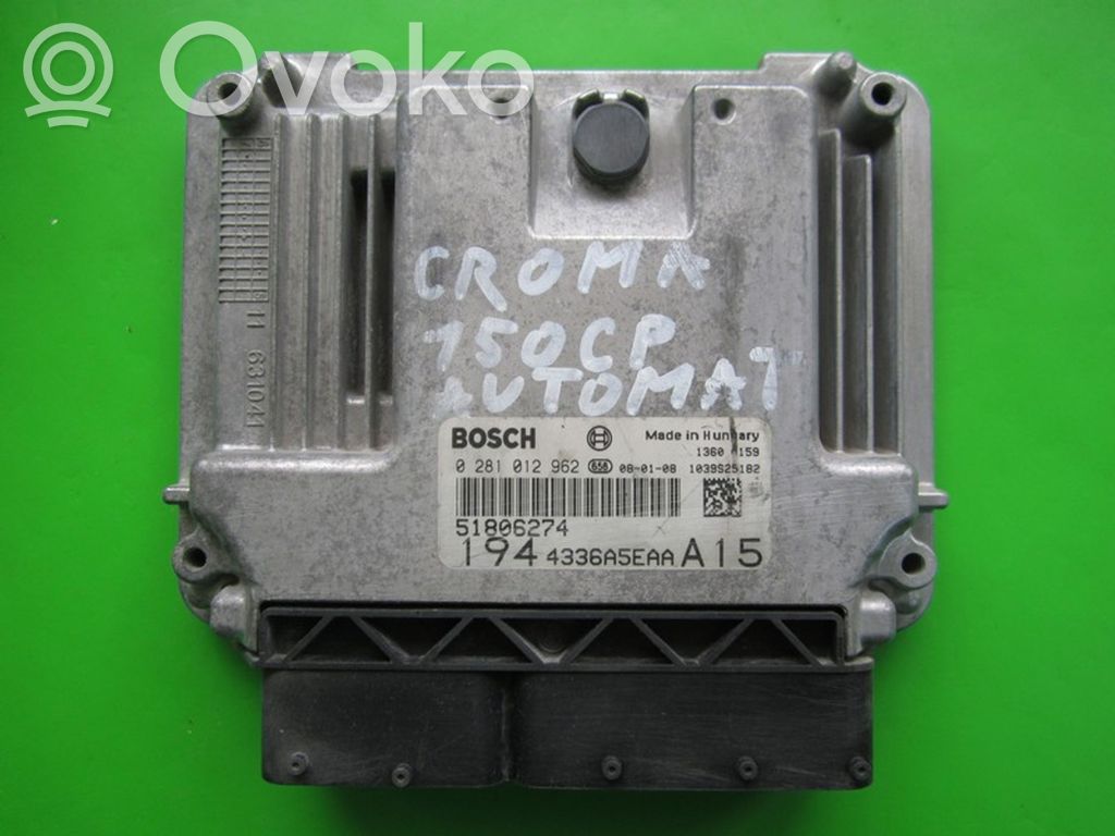 Engine control unit/module ECU   51806274,0281012962