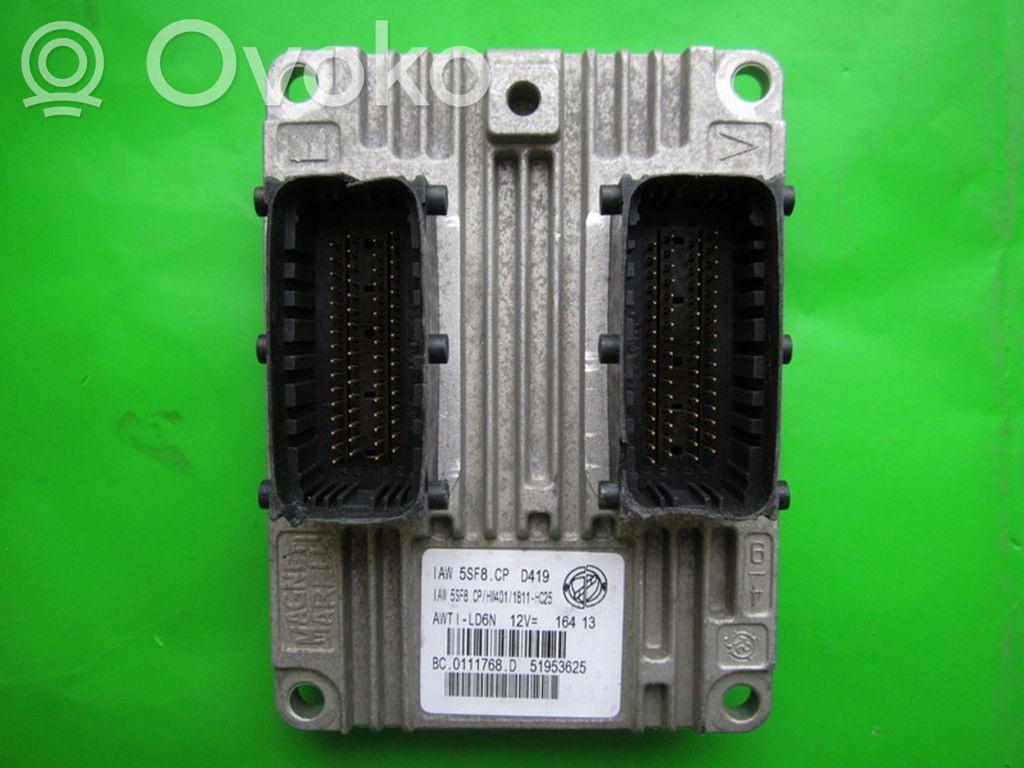 Engine control unit/module ECU   51953625,BC0111768D