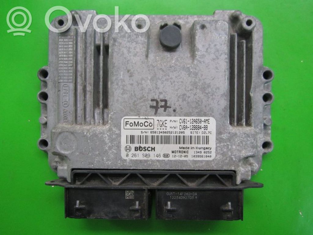 Engine control unit/module ECU   CV6112A650AME,0261S09146