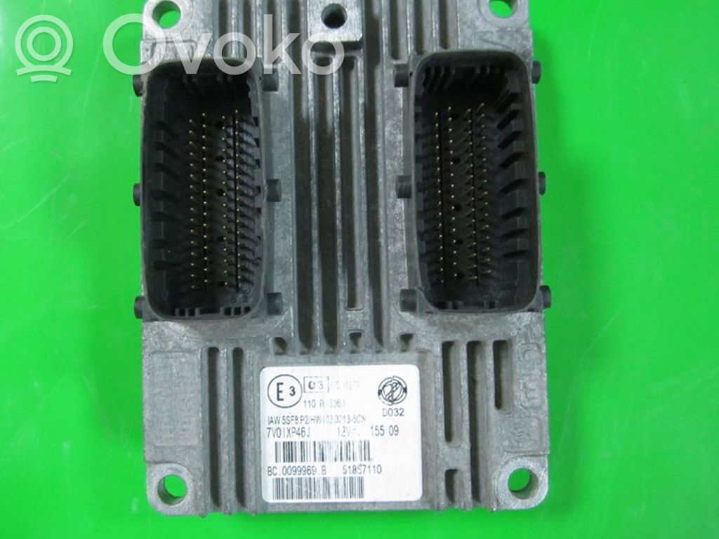 Fiat Grande Punto Komputer / Sterownik ECU silnika 