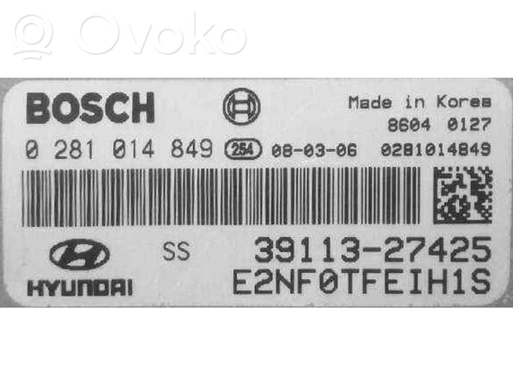 Hyundai Sonata Engine control unit/module ECU 