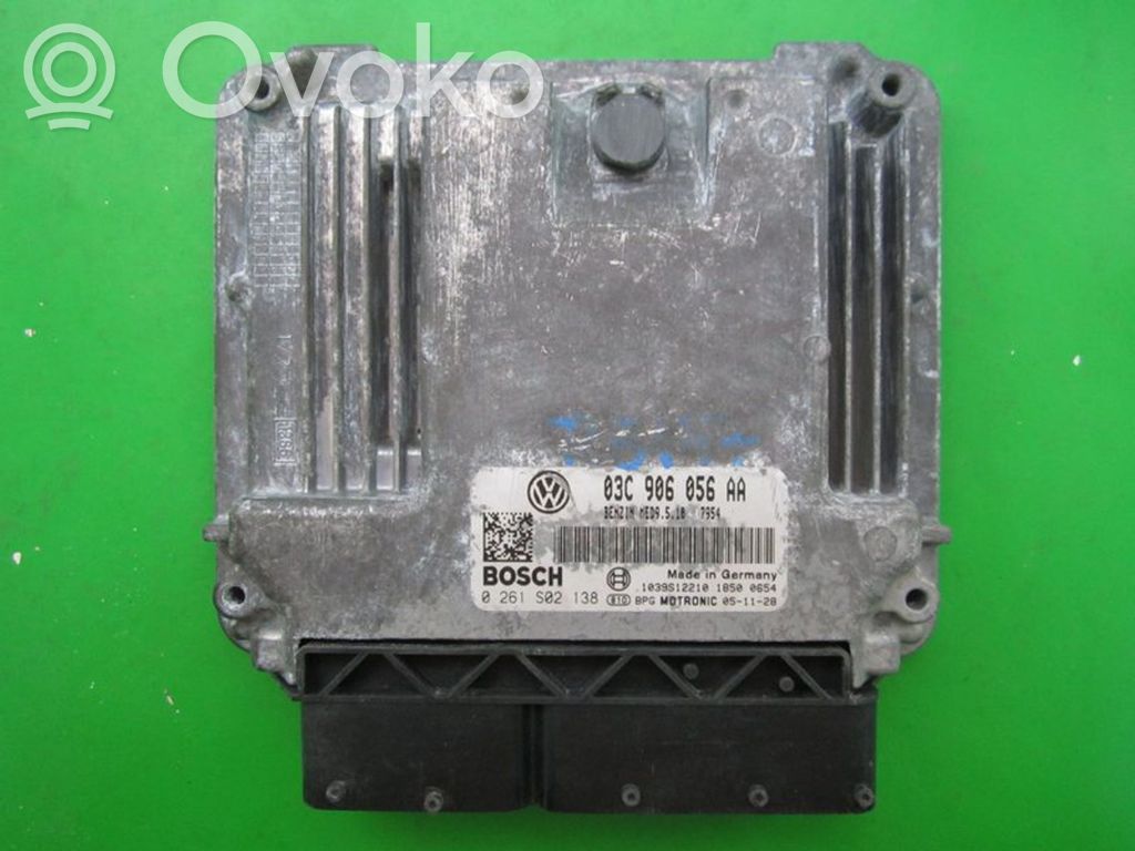 Engine control unit/module ECU   03C906056AA,0261S02138