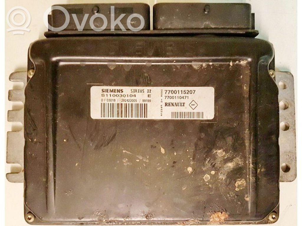 Renault Clio II Engine control unit/module ECU 