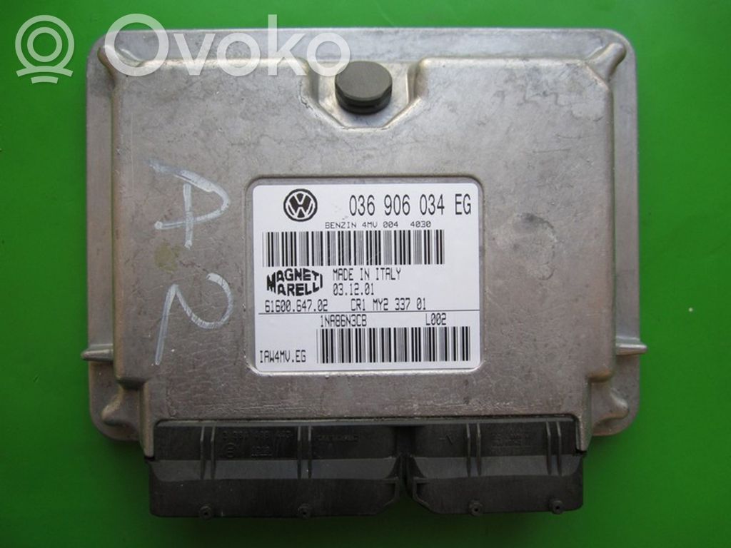Audi A2 Unidad de control/módulo ECU del motor 