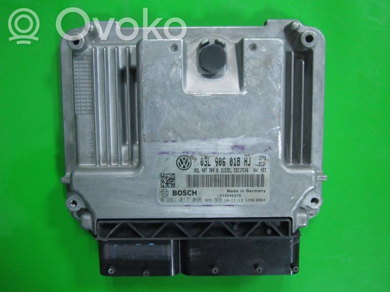 Engine control unit/module ECU   03L906018HJ,0281017096