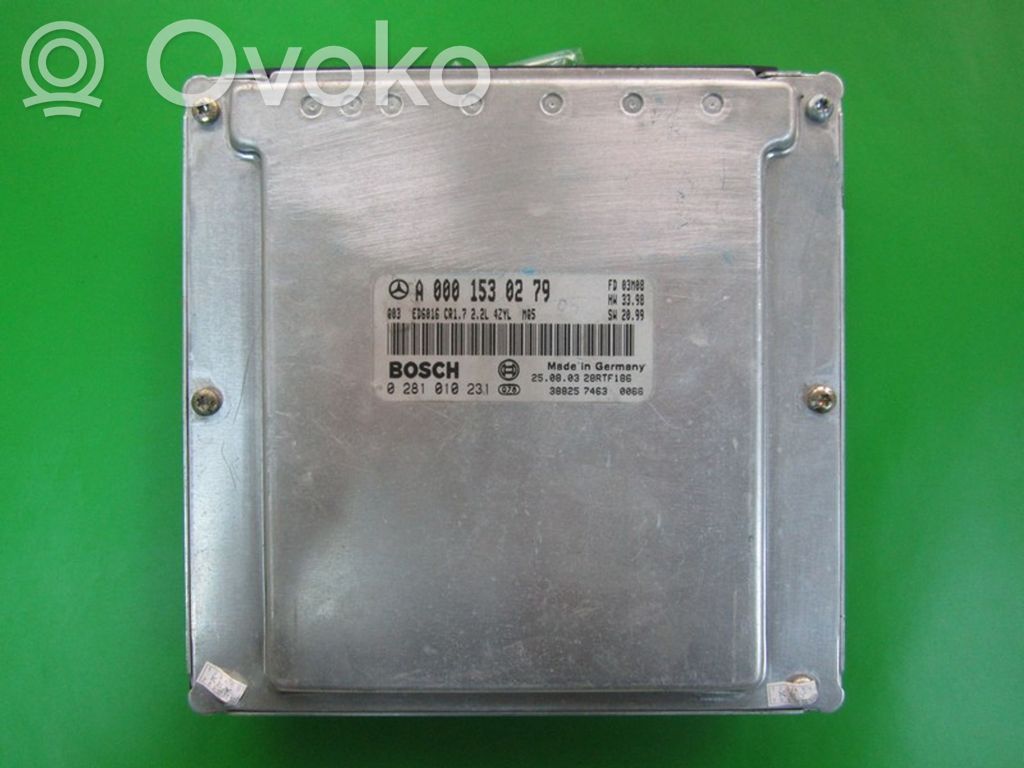 Mercedes-Benz Vito Viano W638 Galios (ECU) modulis 