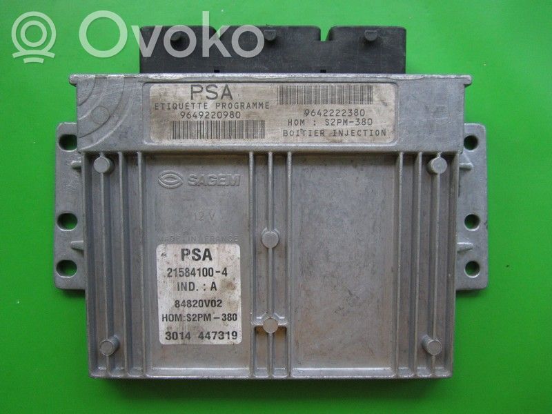 Citroen C3 Engine control unit/module ECU 