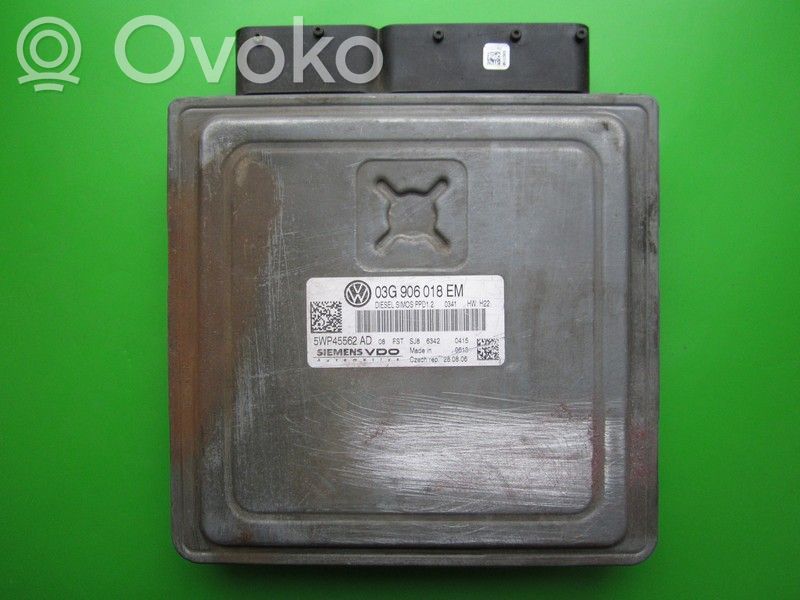 Volkswagen PASSAT B6 Komputer / Sterownik ECU silnika 