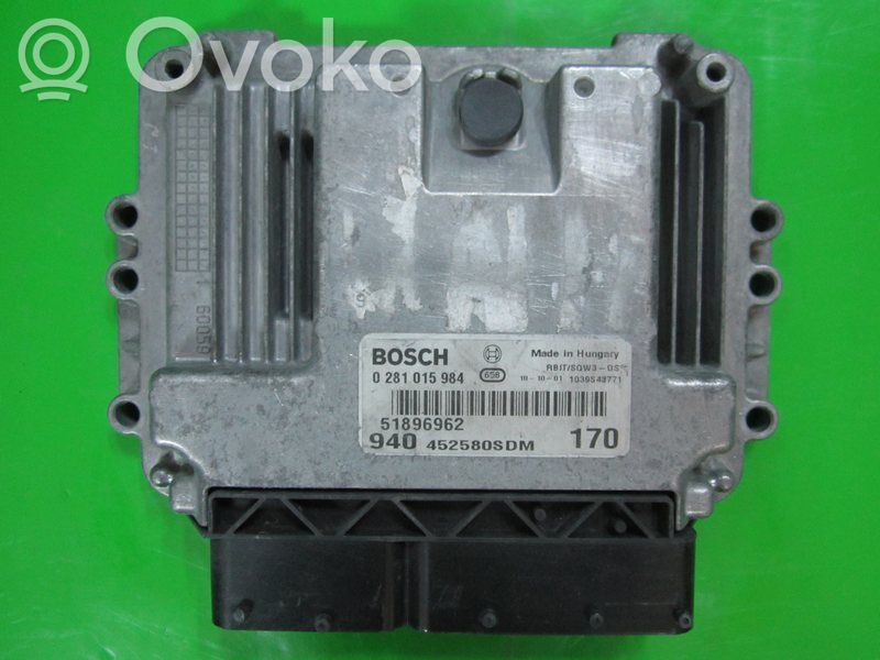 Alfa Romeo Giulietta Engine control unit/module ECU 