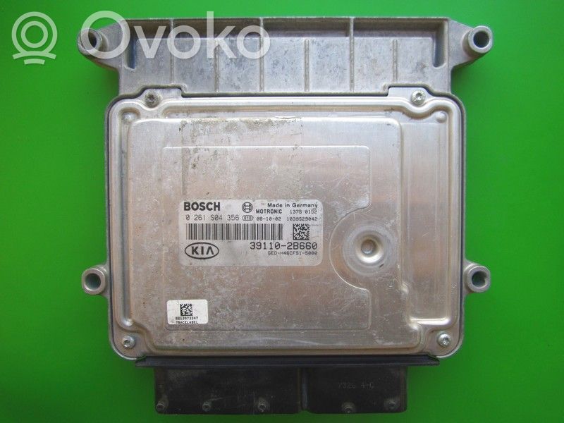 Unidad de control/módulo ECU del motor   391102B660,0261S04356