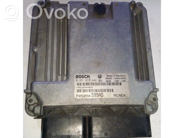 Engine control unit/module ECU   P05094599AD,0281013444