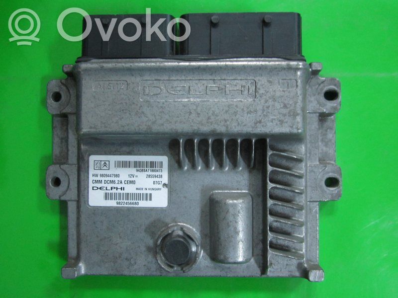 Peugeot 508 Unité de commande, module ECU de moteur 