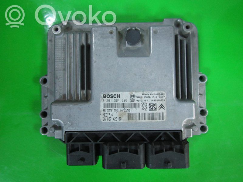 Engine control unit/module ECU   9665742680,0261S04626