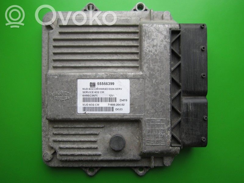 Opel Meriva A Engine control unit/module ECU 