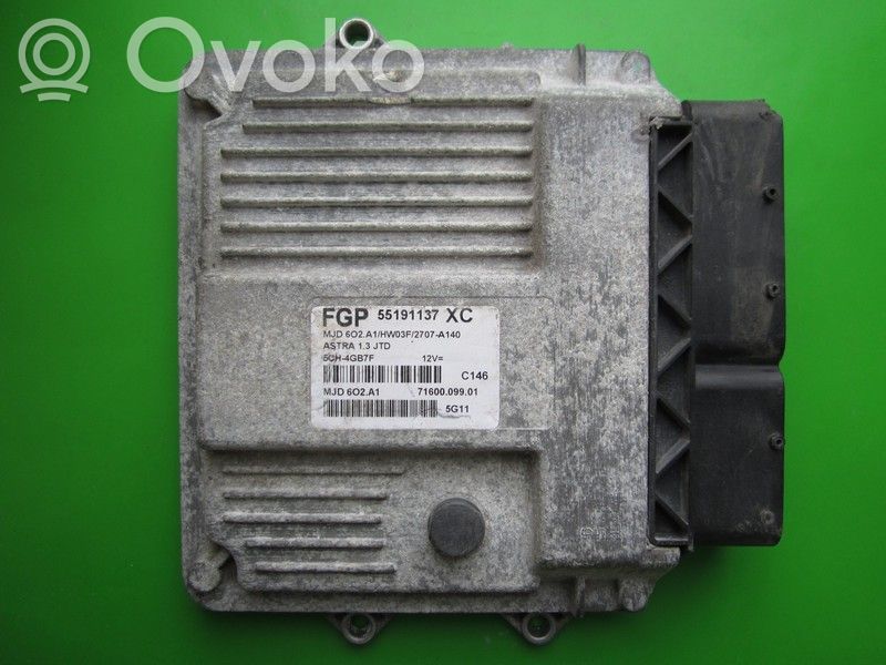 Engine control unit/module ECU   55191137,7160009901