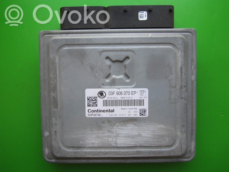 Engine control unit/module ECU   03F906070EP,5WP44749