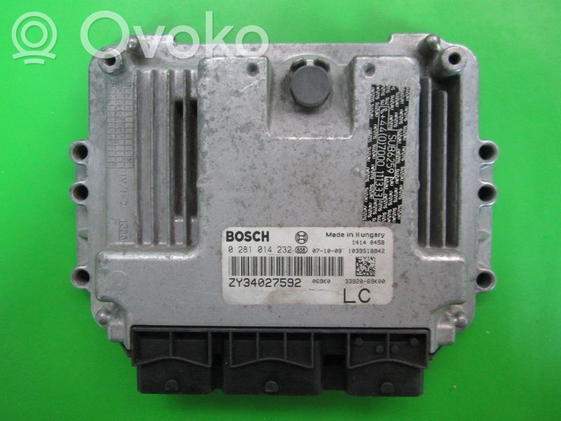 Engine control unit/module ECU   ZY34027592,0281014232