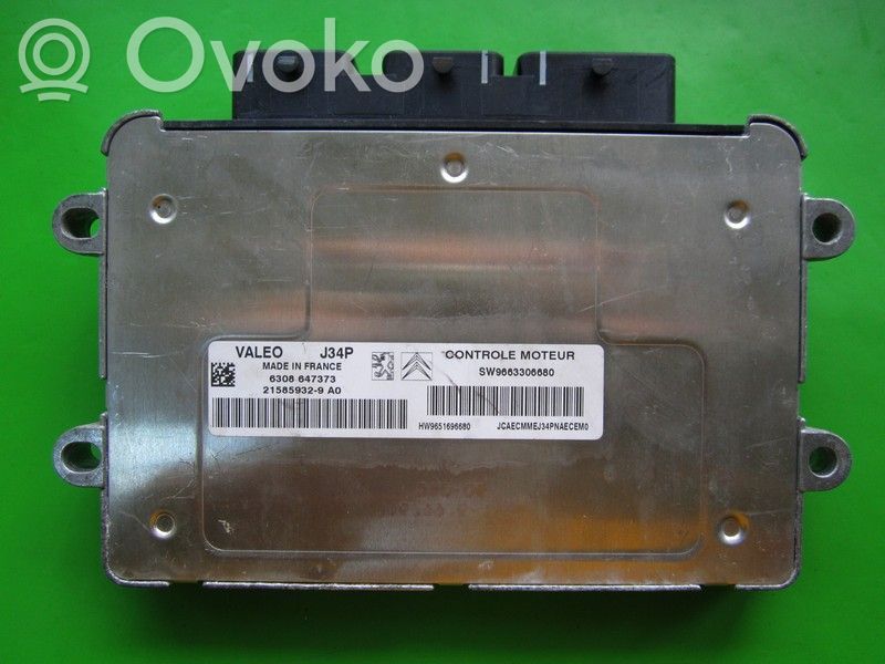 Peugeot 207 Engine control unit/module ECU 