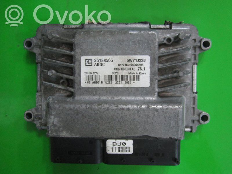 Chevrolet Cruze Komputer / Sterownik ECU silnika 