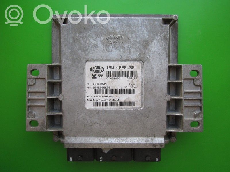 Peugeot 206 Unité de commande, module ECU de moteur 