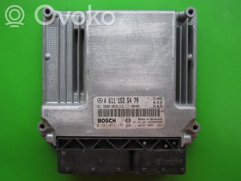 Mercedes-Benz Vito Viano W639 Komputer / Sterownik ECU silnika 