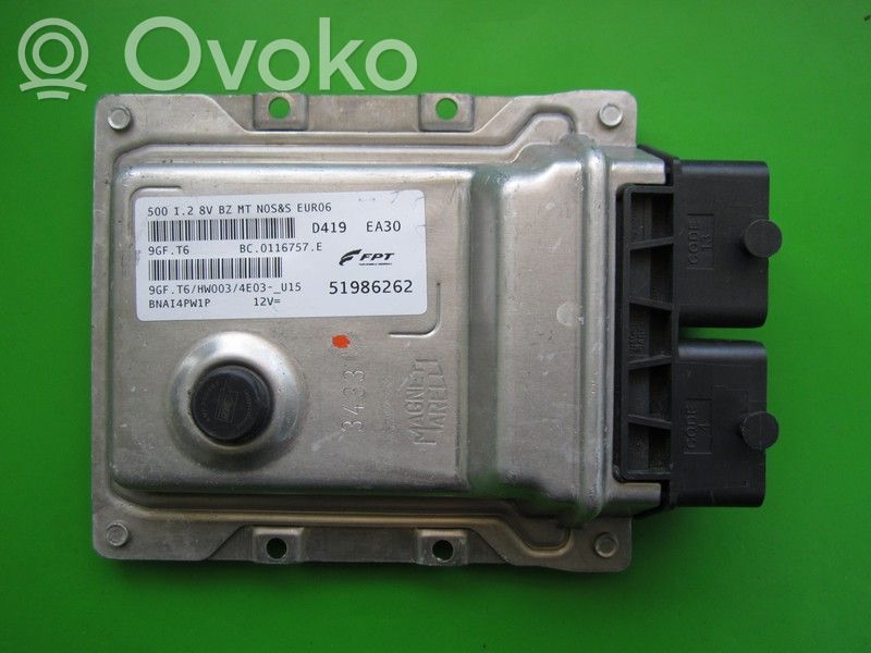 Fiat 500 Engine control unit/module ECU 