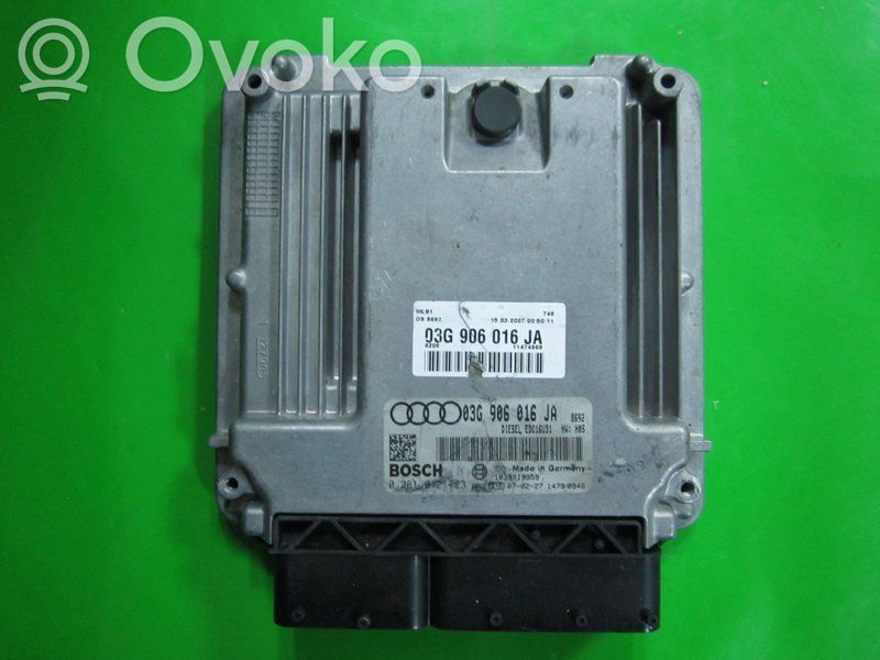 Engine control unit/module ECU   03G906016JA,0281012723