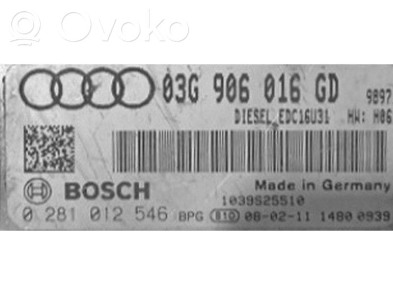 Audi A4 S4 B7 8E 8H Engine control unit/module ECU 